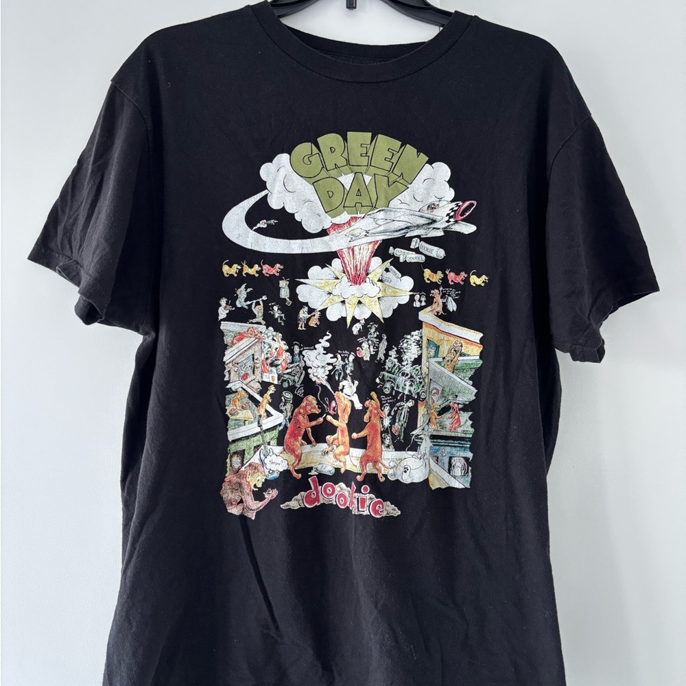 Green Day “Dookie” Vintage Black Graphic T-Shirt